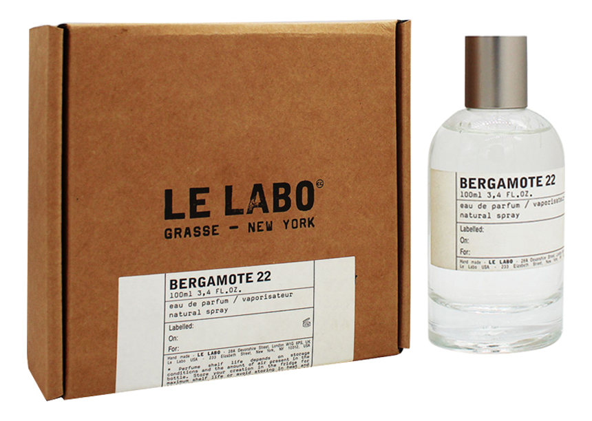 Bergamote 22: парфюмерная вода 100мл nice bergamote