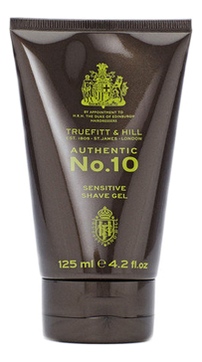 Гель для бритья для чувствительной кожи Authentic No.10 Sensitive Shave Gel 125мл