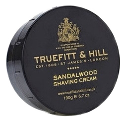 Купить Крем для бритья Sandalwood Shaving Cream 190г, Truefitt & Hill