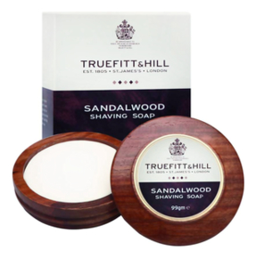Люкс-мыло для бритья в деревянной чаше Sandalwood Luxury Shaving Soap 99г
