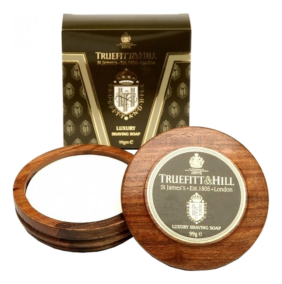 

Люкс-мыло для бритья в деревянной чаше Luxury Shaving Soap 99г