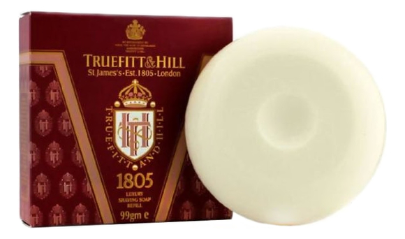 Люкс-мыло для бритья запасной блок для деревянной чаши 1805 Luxury Shaving Soap 99г