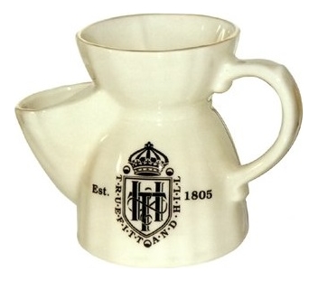 

Кружка для бритья Cream Shaving Mug (бежевая, фарфор)