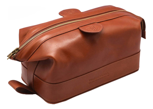 

Косметичка на молнии Gentleman's Wash Bag (светло-коричневая)