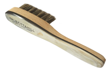 Truefitt & Hill Щетка для бороды из натуральной щетины с отделкой благородного дерева и рога Ox Horn Beard Brush 