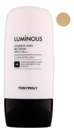 BB крем для лица Luminous Goddess Aura SPF37 PA++: 02 Natural Beige