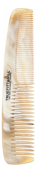 Расческа для волос с мелким и крупным гребнем Medium Double Tooth Comb C10 (рог, 14см) от Randewoo