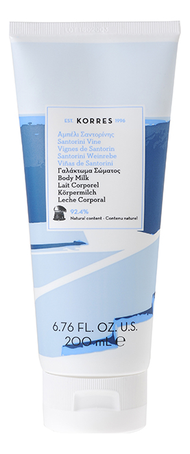 

Молочко для тела Santorini Vine Body Milk 200мл (белое вино Cанторини)