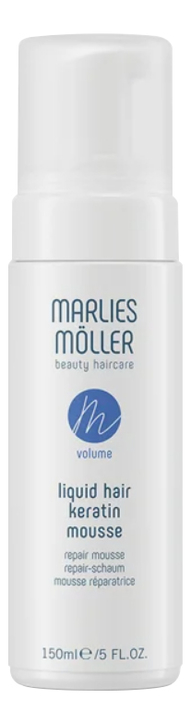 Мусс восстанавливающий структуру волос Volume Liquid Hair Keratin Mousse 150мл