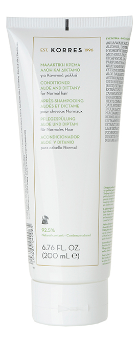 

Кондиционер для волос с экстрактом алоэ и дикого бадьяна Conditioner Aloe & Dittany 200мл