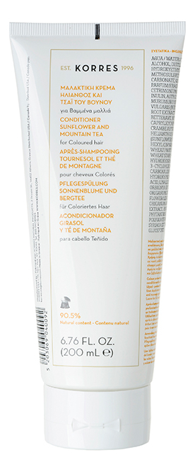 

Кондиционер для волос с экстрактом подсолнуха и гаультерии Conditioner Sunflower & Mountain Tea 200мл