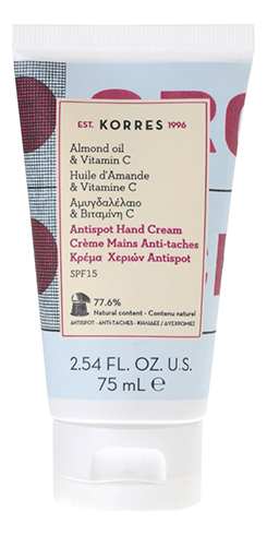 

Крем для рук с маслом миндаля и витамином C Almond Oil & Vitamin C Antispot Hand Cream 75мл