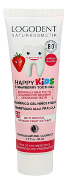 Детский зубной гель Kids Dental Gel Strawberry 50мл (клубника)