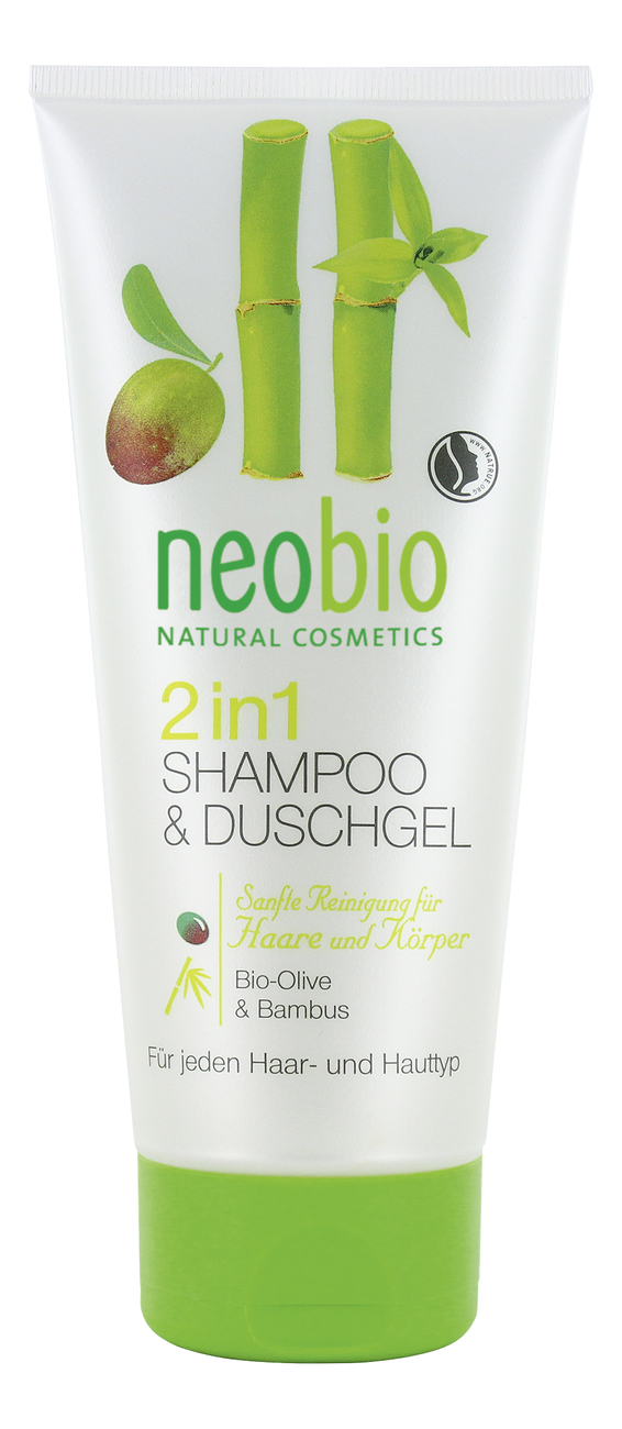 Шампунь-гель 2 в 1 Bio-Olive & Bamboo Shampoo-Shower Gel 200мл