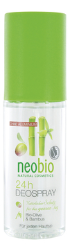 Дезодорант спрей 24 часа Bio-Olive & Bamboo Deo Spray 100мл