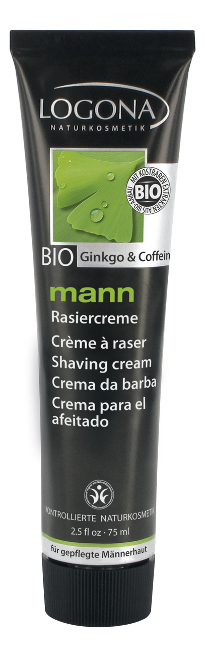 

Крем для бритья Mann Shaving Cream Ginkgo & Coffeine 75мл