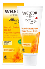 Weleda Крем детский с экстрактом календулы для защиты кожи в области пеленания Baby Calendula Nappy Change Cream 75мл