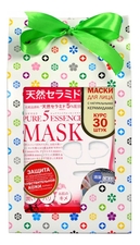 Japan Gals Маска для лица с натуральными керамидами Акаи Pure 5 Essence 30шт