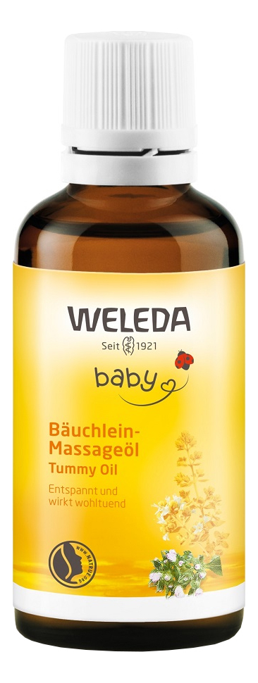 Масло для массажа животика младенцев Baby Tummy Oil 50мл