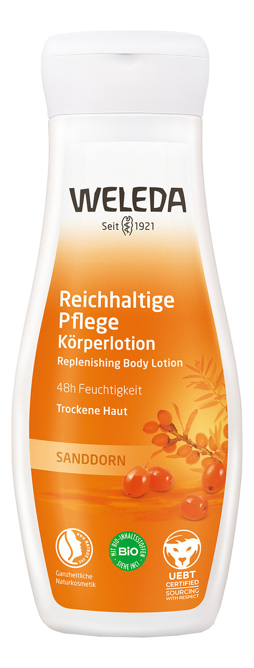 

Молочко для тела тонизирующее с экстрактом облепихи Sea Buckthorn Replenishing Body Lotion 200мл