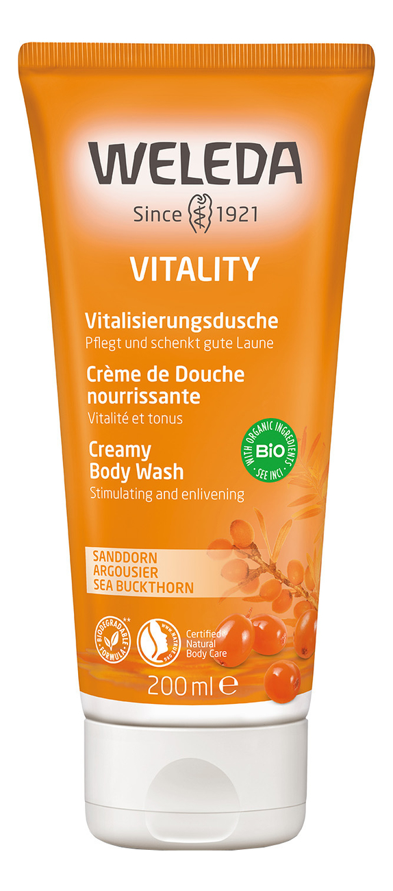 

Гель для душа тонизирующий с экстрактом облепихи Sea Buckthorn Creamy Body Wash 200мл