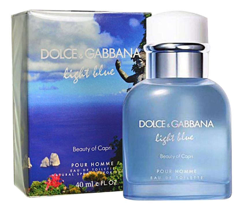 

Light Blue Pour Homme Beauty of Capri: туалетная вода 40мл, Light Blue Pour Homme Beauty Of Capri