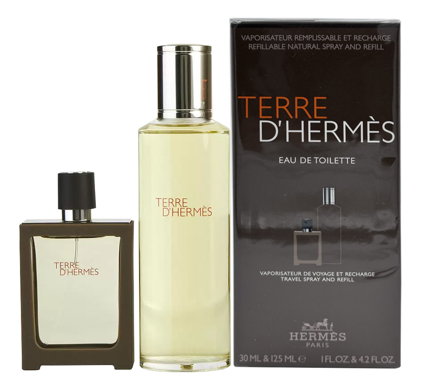Terre D'Hermes Pour Homme: набор (т/вода 30мл + т/вода 125мл запаска)