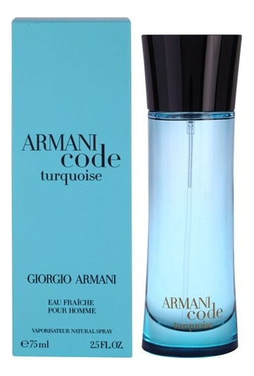 

Code Turquoise Pour Homme: туалетная вода 75мл, Code Turquoise Pour Homme