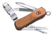 Victorinox Нож-брелок Nailclip Wood 65мм 6 функций (деревянная рукоять)