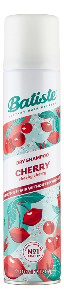 Купить Сухой шампунь с вишневым ароматом Dry Shampoo Fruity & Cheeky Cherry 200мл, Сухой шампунь с вишневым ароматом Dry Shampoo Fruity & Cheeky Cherry 200мл, Batiste