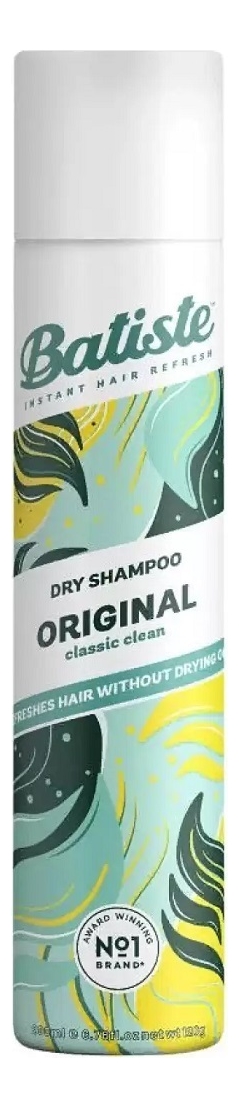

Сухой шампунь (классический) Dry Shampoo Clean & Classic Original 200мл: Шампунь 200мл, Сухой классический шампунь для волос Dry Shampoo Clean & Classic Original