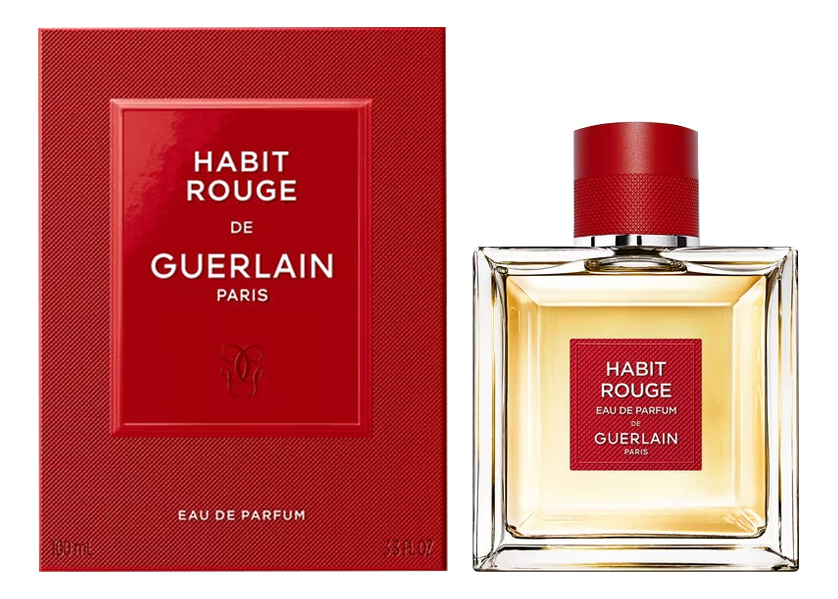 

Habit Rouge Eau de Parfum: парфюмерная вода 100мл, Habit Rouge Eau De Parfum