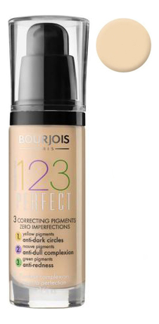 

Тональный крем 123 Perfect 30мл: 52 Ваниль, Тональный крем 123 Perfect 30мл
