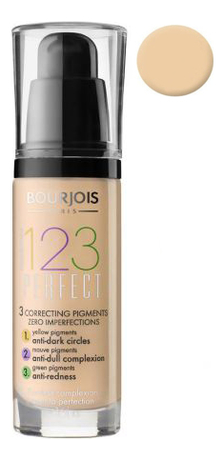 

Тональный крем 123 Perfect 30мл: 53 Светлый бежевый, Тональный крем 123 Perfect 30мл