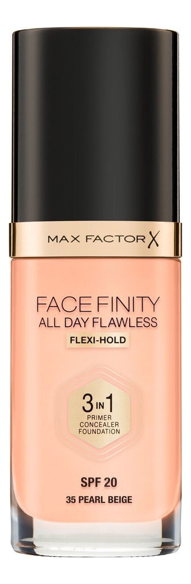 

Тональная основа Facefinity All Day Flawless 3 in 1 30мл: 35 Pearl Beige, Тональная основа Facefinity All Day Flawless 3 in 1 30мл