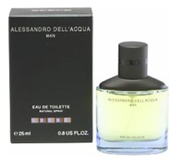 

Alessandro Dell` Acqua Man: туалетная вода 25мл, Alessandro Dell' Acqua Man