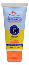 Mommy Care Органический солнцезащитный крем для лица On Baby Face Sunscreen SPF15 60мл