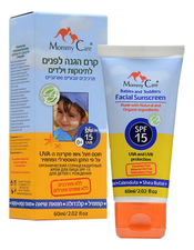 Mommy Care Органический солнцезащитный крем для лица On Baby Face Sunscreen SPF15 60мл