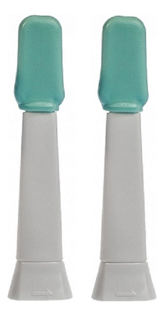 Массажные сменные насадки для электрической зубной щетки AU300-MAS 2шт сменные насадки smilex asahi irica au300 mase