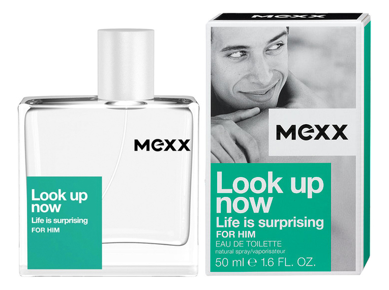 

Mexx Look Up Now Life Is Surprising For Him : туалетная вода 50мл, Mexx Look Up Now Life Is Surprising For Him