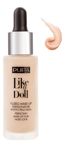 

Тональный крем Like A Doll Make-Up Fluid Nude Look 30мл: 30 Естественный бежевый, Тональный крем Like A Doll Make-Up Fluid Nude Look 30мл