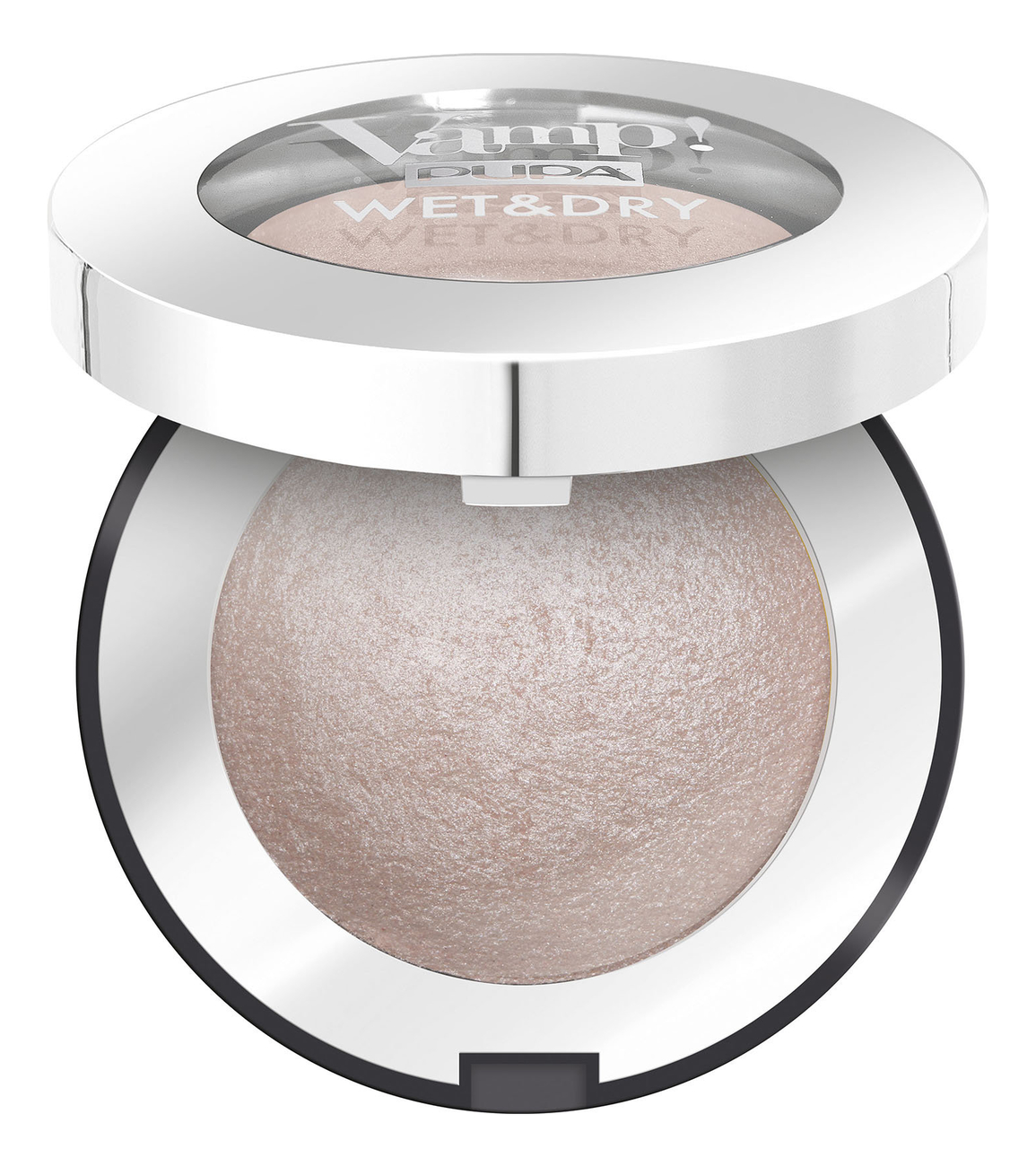 

Запеченные тени для век Vamp! Wet & Dry Eyeshadow 1г: 200 Luminous Rose, Запеченные тени для век Vamp! Wet & Dry Eyeshadow 1г