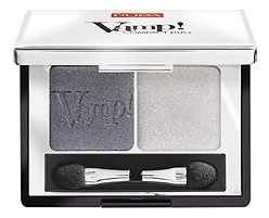 Компактные двойные тени Vamp! Compact Duo 2,2г: 009 Silver Stone