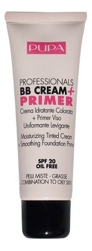Тональный крем для жирной кожи Professionals BB Cream + Primer SPF20 50мл