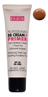 Тональный крем для жирной кожи Professionals BB Cream + Primer SPF20 50мл: 002 Sand pupa bb крем primer для всех типов кожи professionals spf 20 50 мл оттенок 002 sand 1 шт