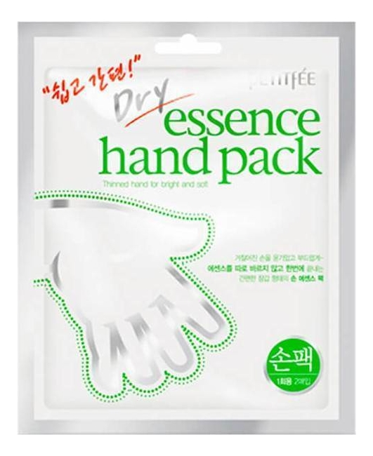 Смягчающая питательная маска для рук Dry Essence Hand Pack 2шт: Маска-перчатки 1 пара маска перчатки для рук с сухой эссенцией petitfee dry essence hand pack и маска носочки для ног с сухой эссенцией petitfee dry essence foot pack