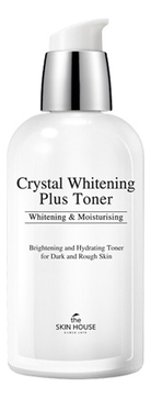 Осветляющий тонер для лица против пигментации Crystal Whitening Plus Toner 130мл