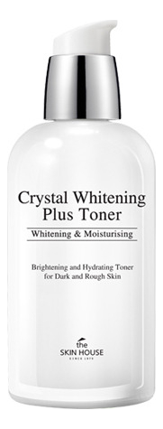 Осветляющий тонер для лица против пигментации Crystal Whitening Plus Toner 130мл тонер против воспалений dr clear magic toner 130мл