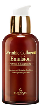 Антивозрастная эмульсия с коллагеном Wrinkle Collagen Emulsion 130мл