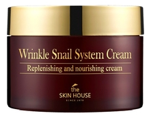 The Skin House Антивозрастной улиточный крем для лица Wrinkle Snail System Cream